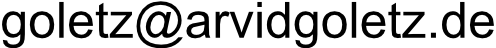show an spam-protected Email-address arvid at arvidgoletz dot de